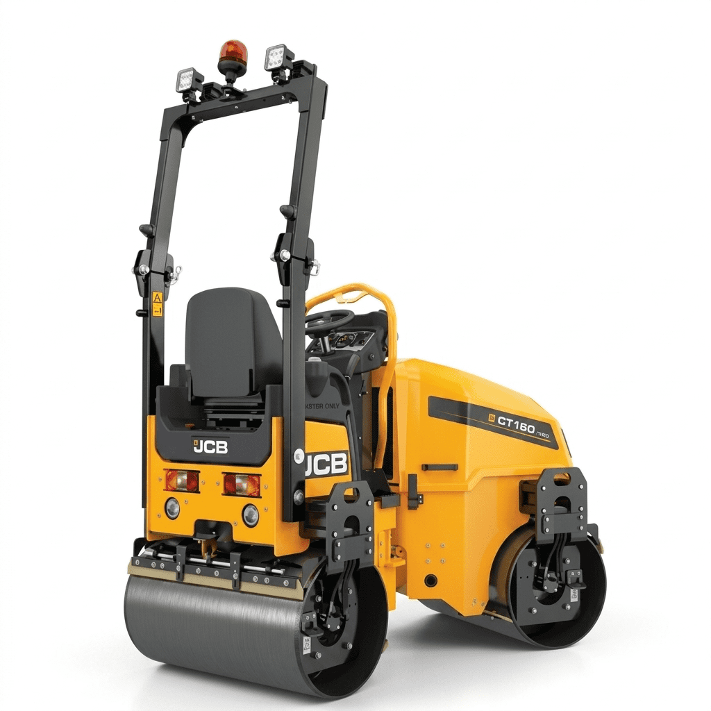 JCB roller for construction work