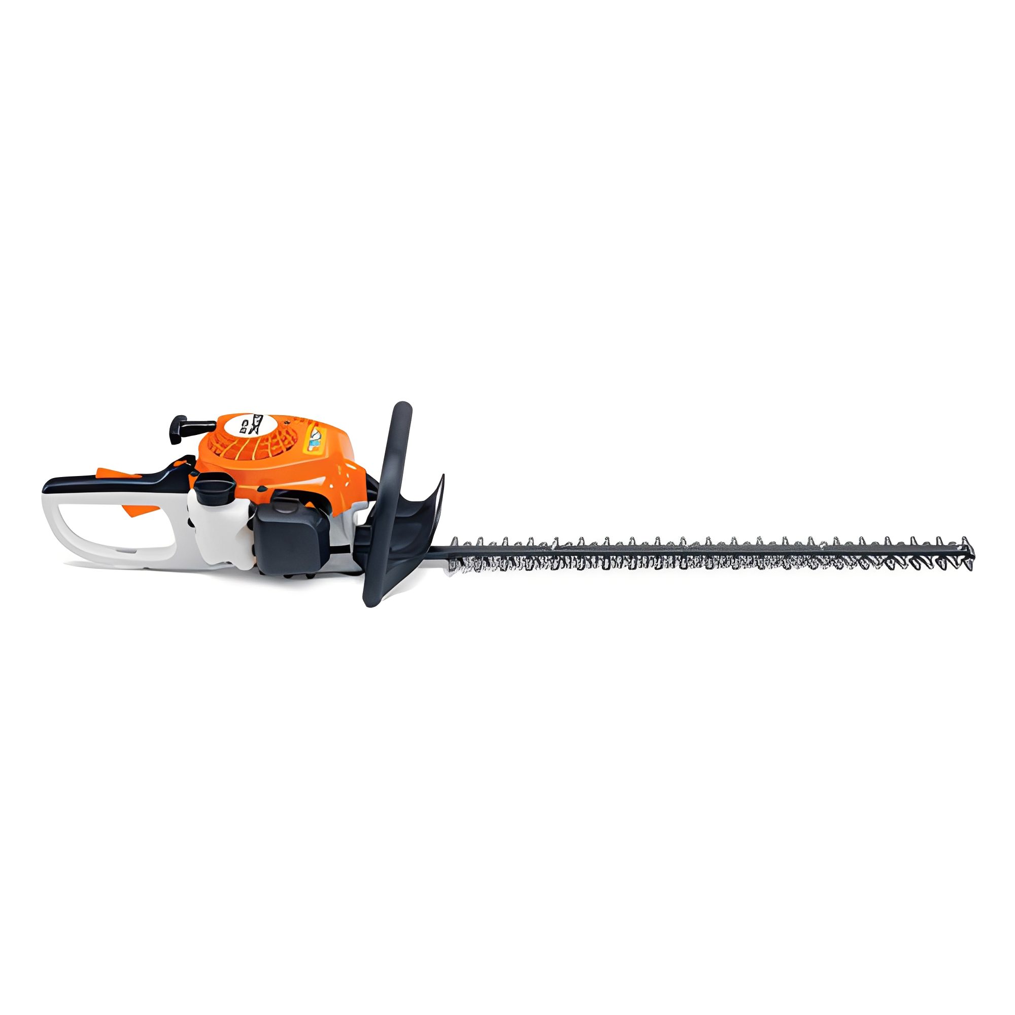 Professional garden hedge trimming equipment.