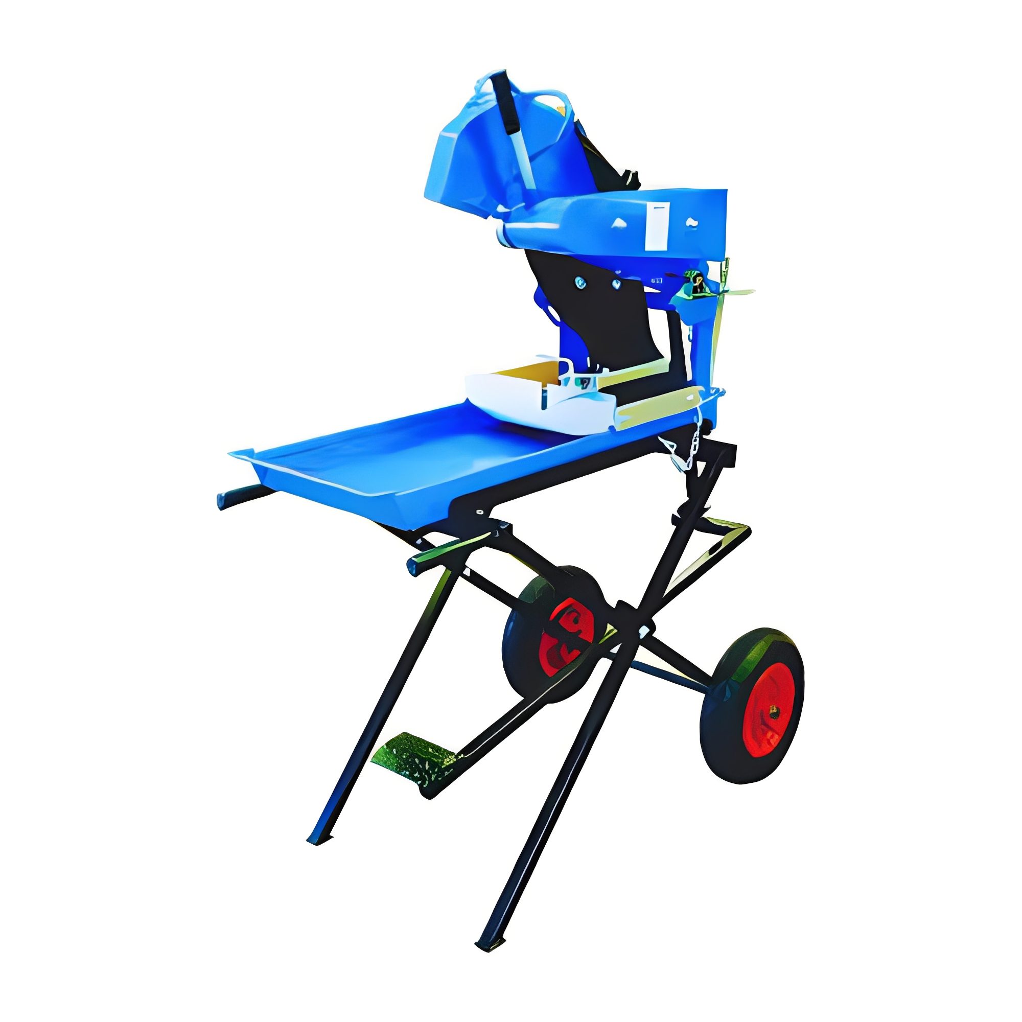 Portable cutting machine on stand