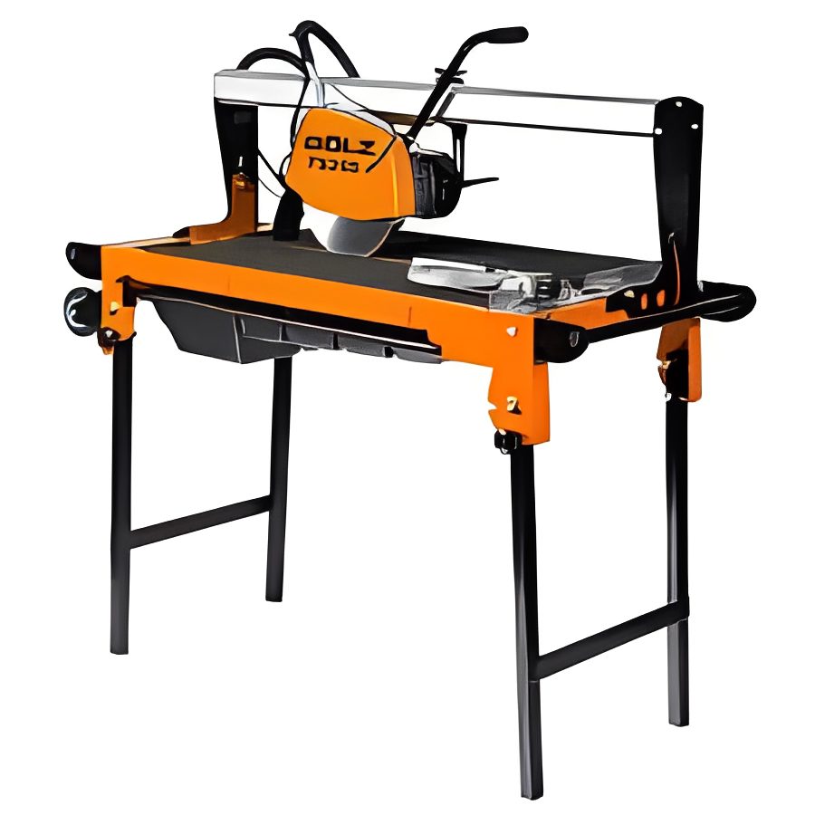 Portable tile saw for construction use